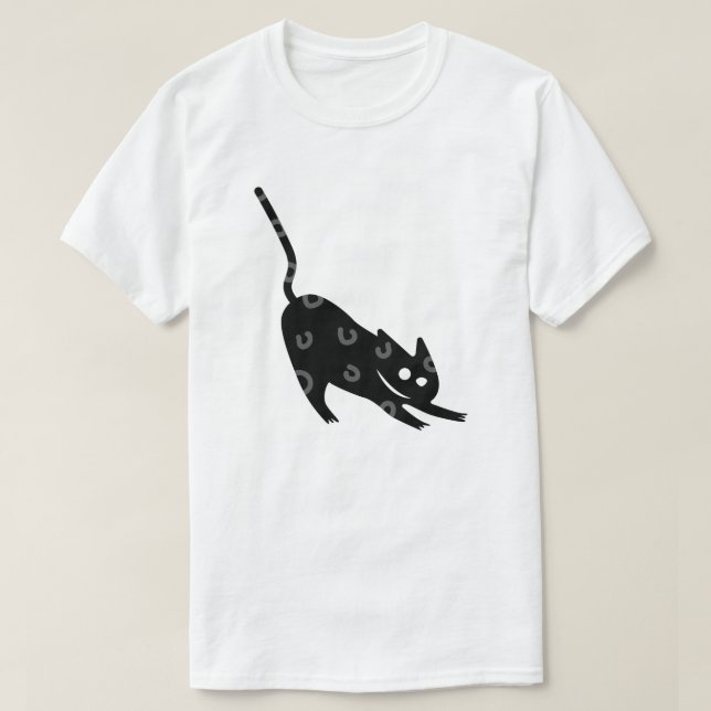 en smidig katt t shirt (Design framsida)