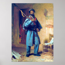 En smula krigshistoria Rekruten Thomas Wood 1866 Poster