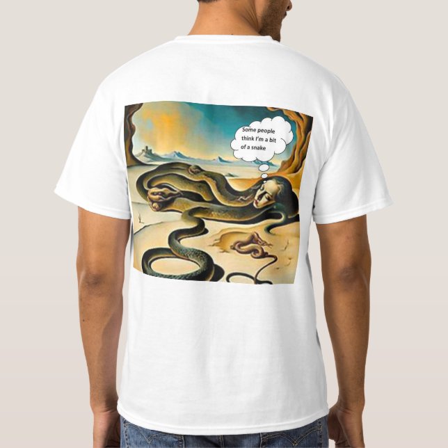En smula orm t shirt (Baksida)