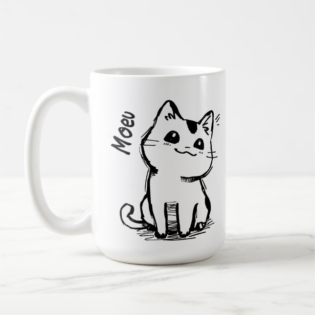 En smygande katt 01 kaffemugg (Vänster)