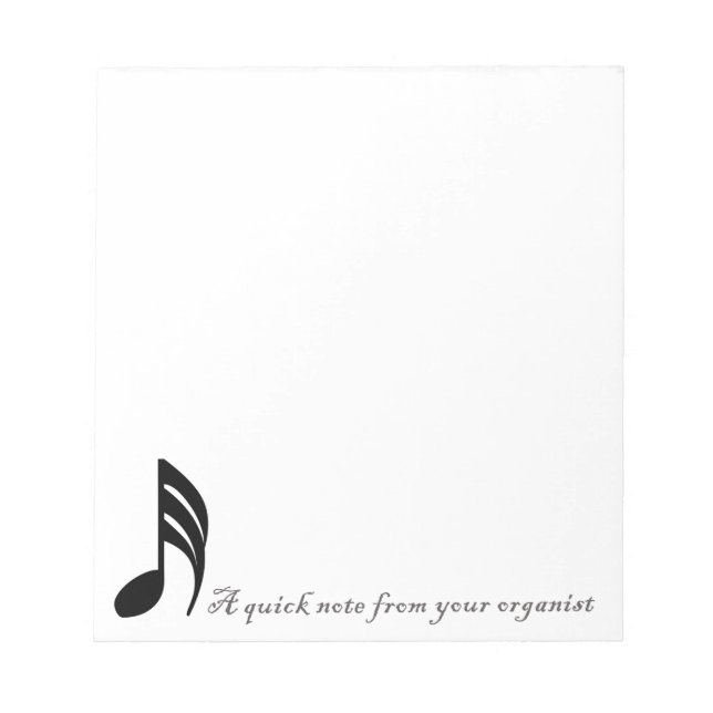 En snabbanteckning från ditt organisatörsantecknin anteckningsblock (Framsida)