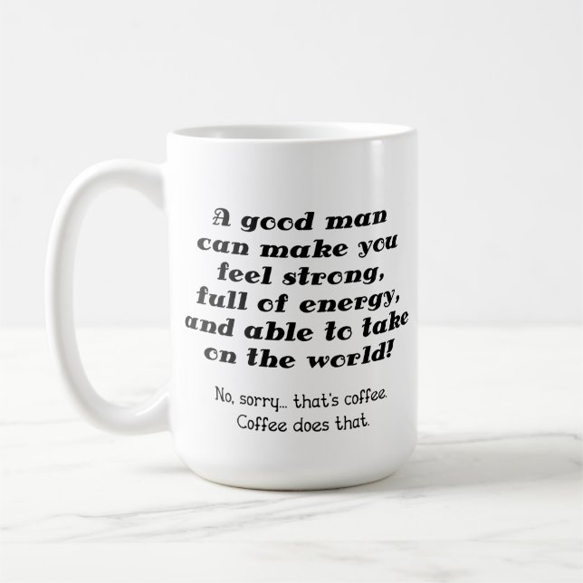 En Snäll Man Rolig Kaffemugge Kaffemugg (Vänster)