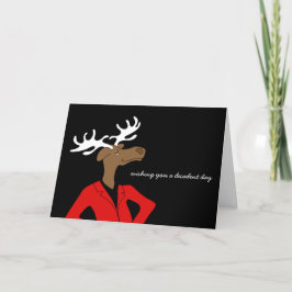 En Snarky Moose Helgkort