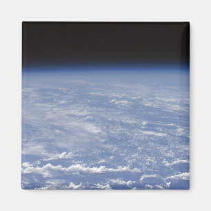 En sned horisont beskådar av jord atmosphe magnet
