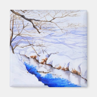 En snöig ström magnet