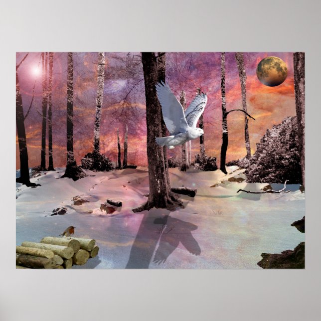 En snöjul poster (Framsidan)