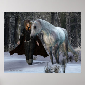 En snökväll poster