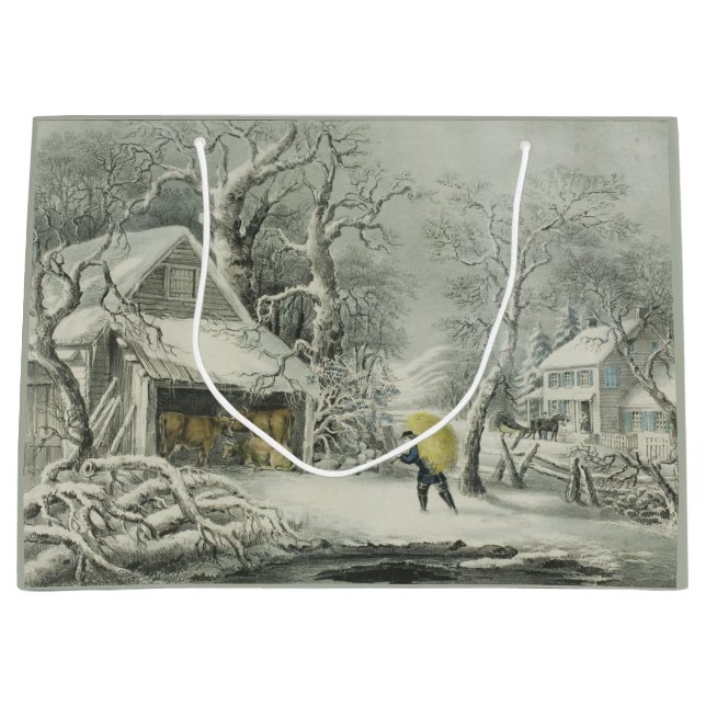 En snömorgon (Framsidan)