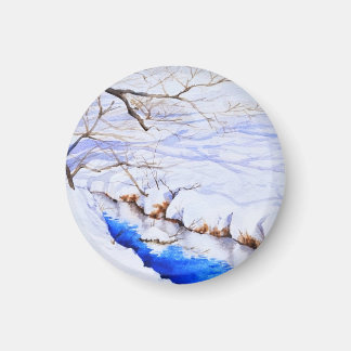 En snöström magnet