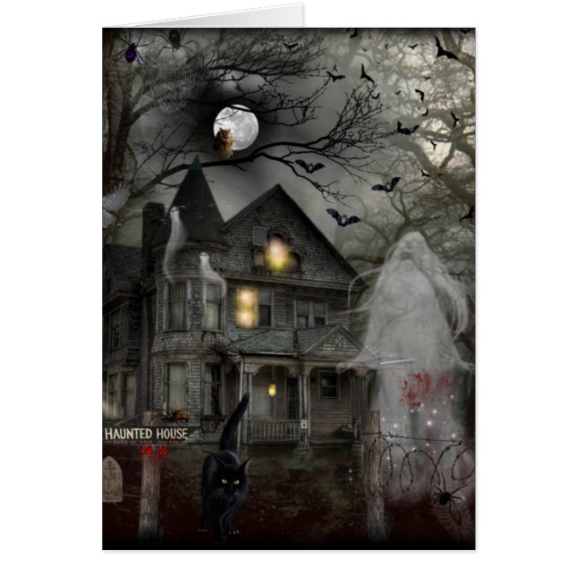 En snurrad skiva hälsningskort (Framsidan)