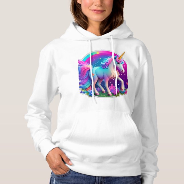 En snygg Unicorn T Shirt (Framsida)