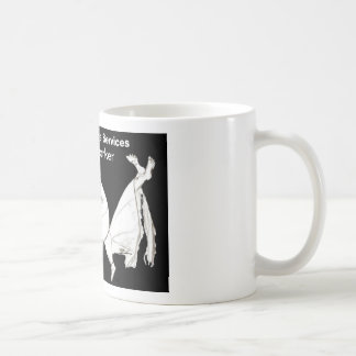 En socialarbetare på arbetskaffemuggen kaffemugg