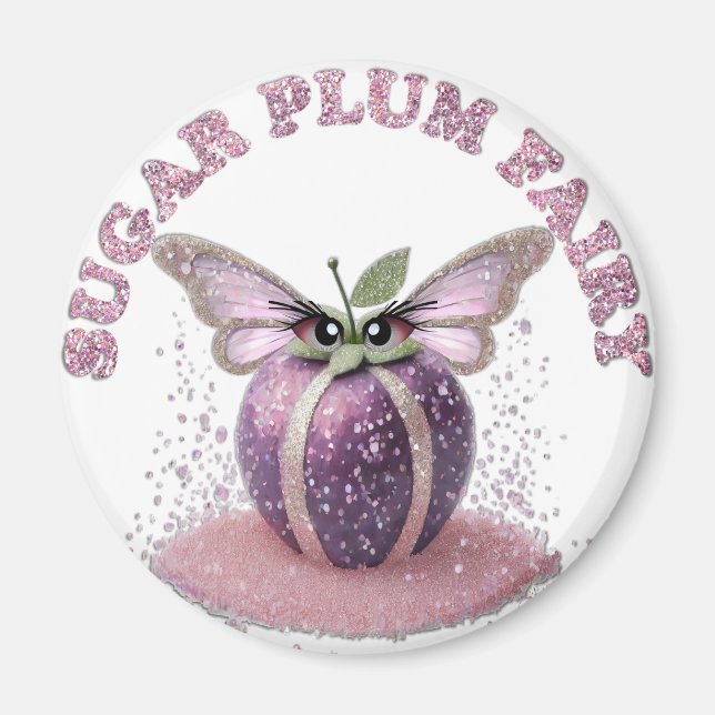 En sockerplommonfair magnet (Framsidan)