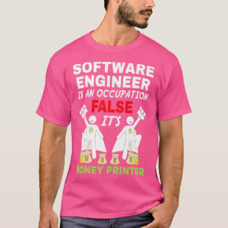 En Software Ingenjör kan tjäna pengar T Shirt