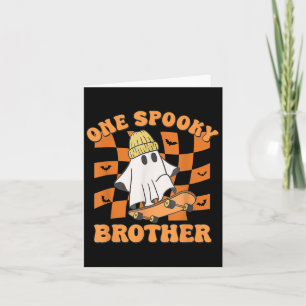 En Soky Brother Birthday Halloween Skateboarding Kort