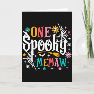 En Soky Memaw-tröja Rolig Halloween Soky Mormor Kort