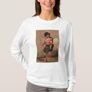 En soldat av de 79th highlandersna på Chobham T-shirt