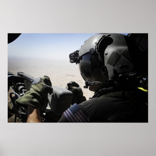 En soldat ger säkerhet poster (Framsidan)