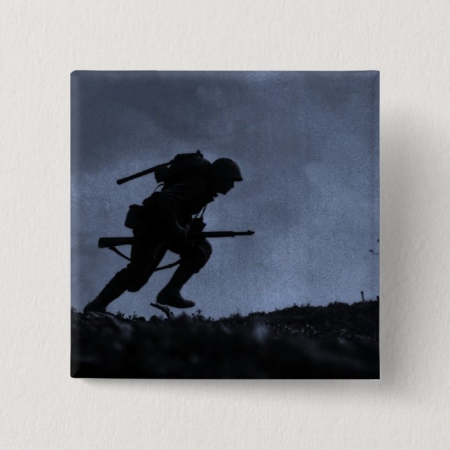 En soldat på Battlefield.. Knapp (Framsida)