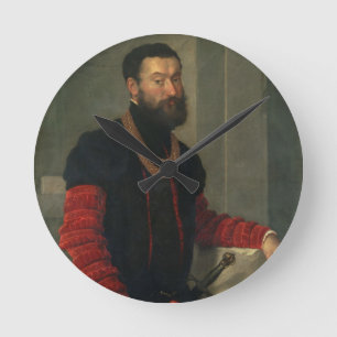 En soldat rund klocka
