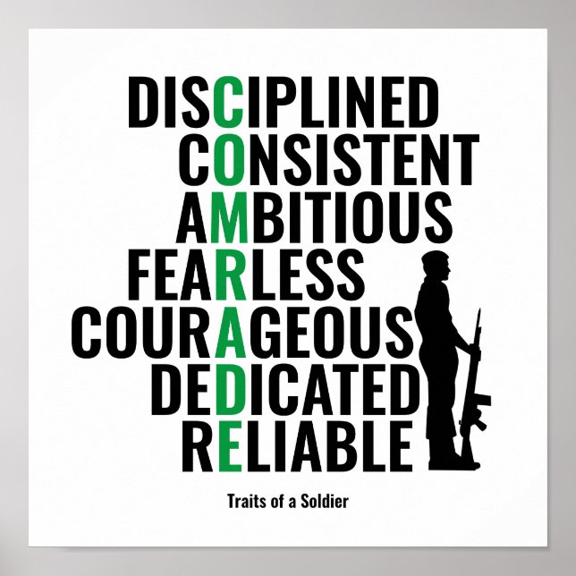 En soldates tåg poster (Framsidan)