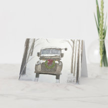 En soldats jul ・ Helgdag Card