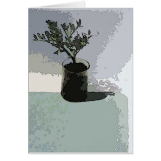 En solig fläck hälsningskort