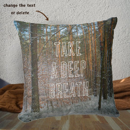 En solig vinterdag i gräs kudde