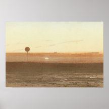 En solnedgång sedd från ballongen.