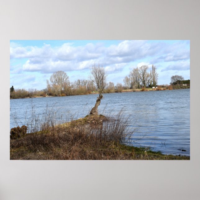 En solnydag på floden poster (Framsidan)