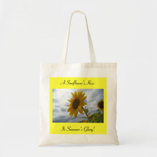 En solrosskiss Tote Bag Tygkasse