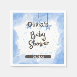 En solskenans sida: Personlig vattenfärg Pappersservett