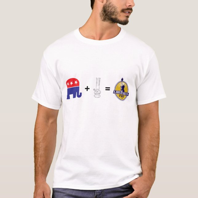 En som tror på läran om viljans frihet t-shirt (Framsida)