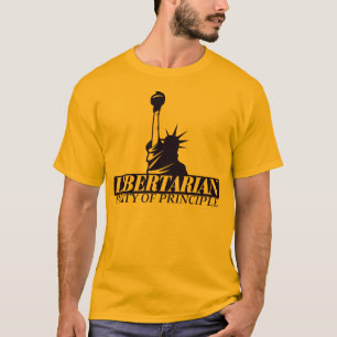 En som tror på läran om viljans frihetparty av t shirt