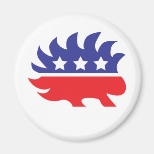 en som tror på läran om viljans frihetporcupine magnet