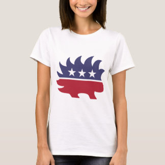 En som tror på läran om viljans frihetPorcupine Tee Shirt