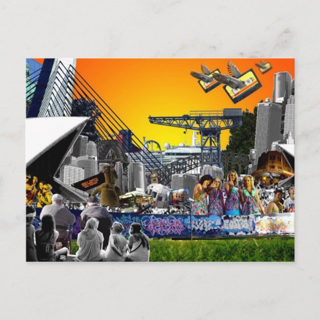 En sommar i Sydney Vykort (Framsida)