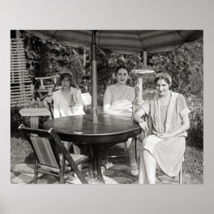 En sommardag, 1928. Vintagefoto Poster