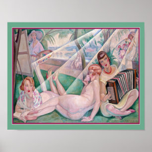"En sommardag" Gerda Wegener Poster