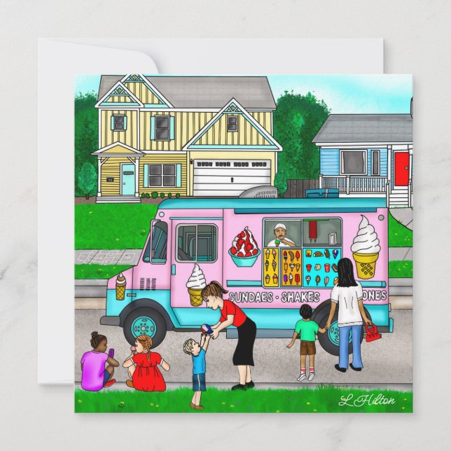 En sommardag i Hett | En vismisk illustration (Framsida)