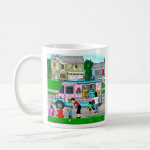 En sommardag i Hett En vismisk illustration Kaffemugg