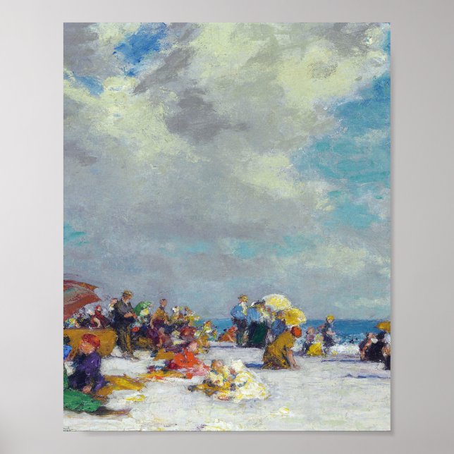 En sommareftermiddag av Edward Henry Potthast Poster (Framsidan)