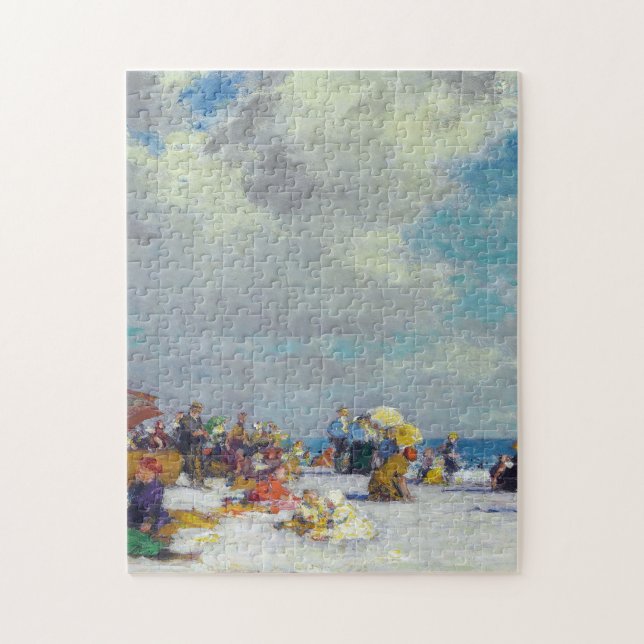 En sommareftermiddag av Edward Henry Potthast Pussel (Vertikal)