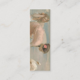 En sommarmorgon av Rupert Bunny (1897) bokmärke Mini Visitkort