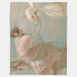 En sommarmorgon av Rupert Bunny (1897) Fleecefilt