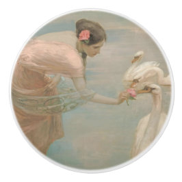En sommarmorgon av Rupert Bunny (1897) Knopp