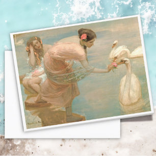 En sommarmorgon av Rupert Bunny Vykort