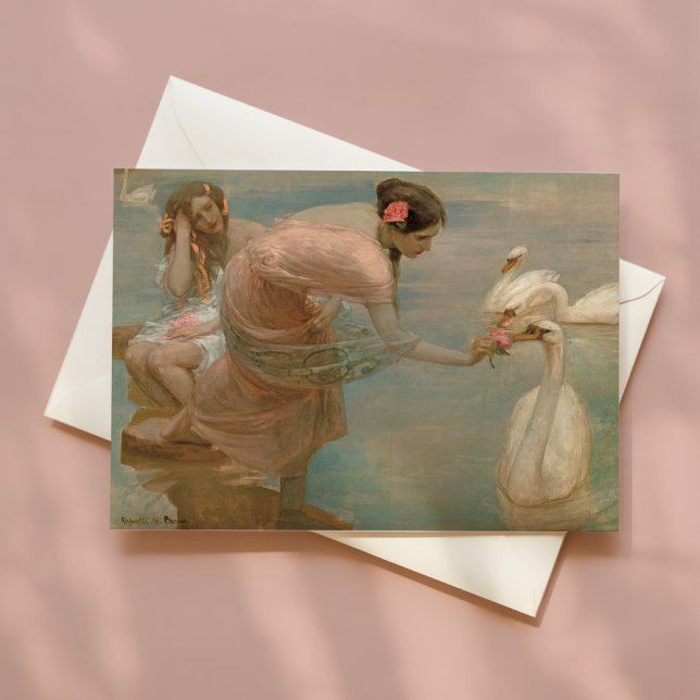 En sommarmorgon | Rupert Bunny Kort (Skapare uppladdad)