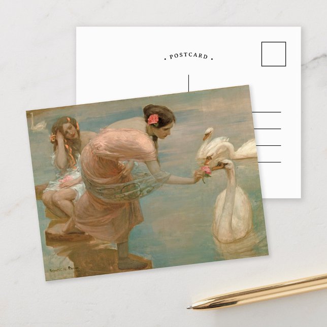 En sommarmorgon | Rupert Bunny Vykort (Skapare uppladdad)