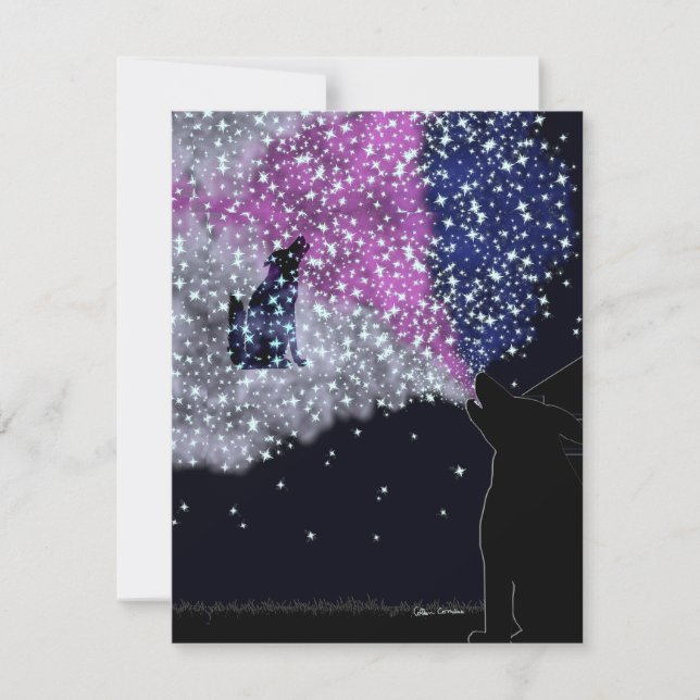 En sommarnatt med Sirius Julkort (Framsida)